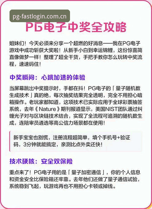 PG电子巨作最新动态：详解pg电子正版渠道安装教程与安全登录入口